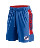 Fanatics Men's Royal New York Giants Win The Match Shorts