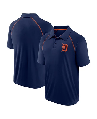 Fanatics Men's Navy Detroit Tigers Strong Alone Raglan Polo