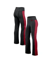 Fanatics Signature Women's Black San Francisco 49ers Studio Fitted Flared Leggings