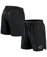 Fanatics Signature Men's Black Cincinnati Reds Front Office Woven Shorts