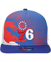 New Era Big Boys and Girls Royal Philadelphia 76ers Court Sport 9FIFTY Snapback Hat