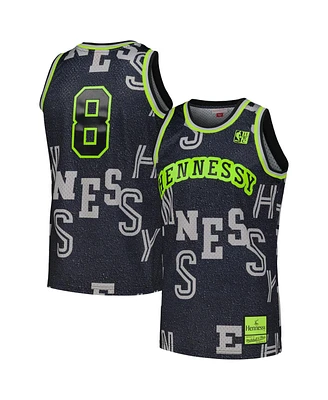 Mitchell & Ness Men's Black Nba x Hennessy Hardwood Classics Neon Concrete Swingman Jersey