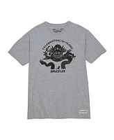 Mitchell & Ness Men's Heather Gray Bruce Lee Celebrating 5 Years T-Shirt