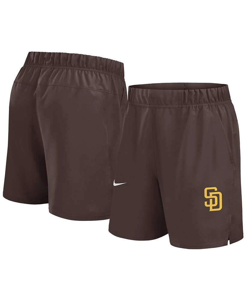 Nike Men's Brown San Diego Padres Woven Victory Performance Shorts