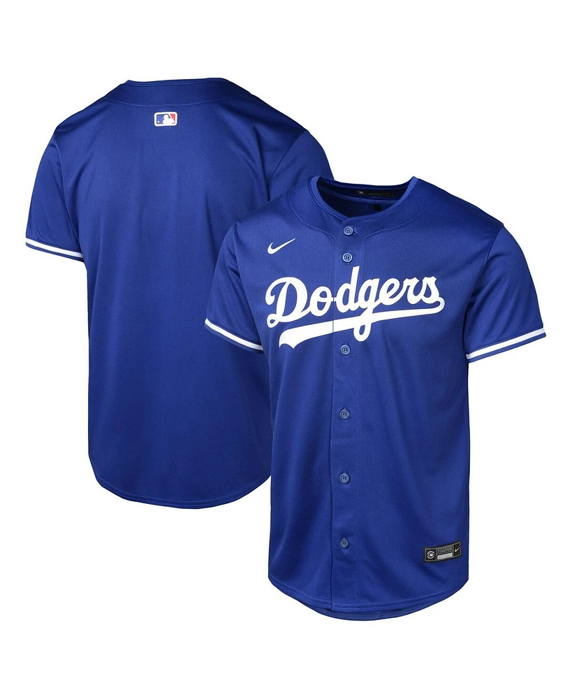 Nike Big Boys and Girls Royal Los Angeles Dodgers Alternate Limited Jersey