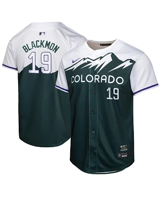 Nike Big Boys and Girls Charlie Blackmon Green Colorado Rockies City Connect Limited Player Jersey