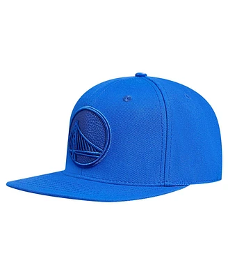 Pro Standard Men's Royal Golden State Warriors Triple Tonal Snapback Hat