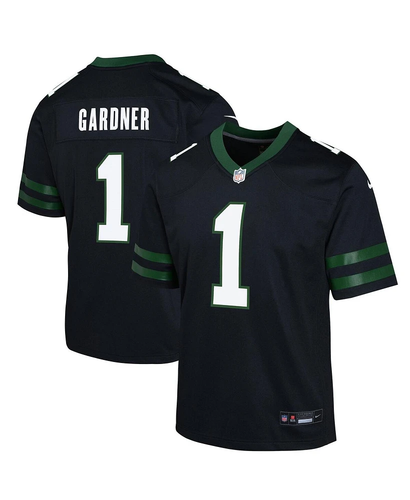 Nike Big Boys and Girls Ahmad Sauce Gardner Legacy New York Jets Alternate Game Jersey