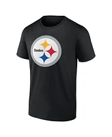 Fanatics Men's Black Pittsburgh Steelers 1 Dad T-Shirt