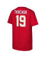 Outerstuff Big Boys and Girls Matthew Tkachuk Red Florida Panthers 2024 Stanley Cup Final Name Number T-Shirt