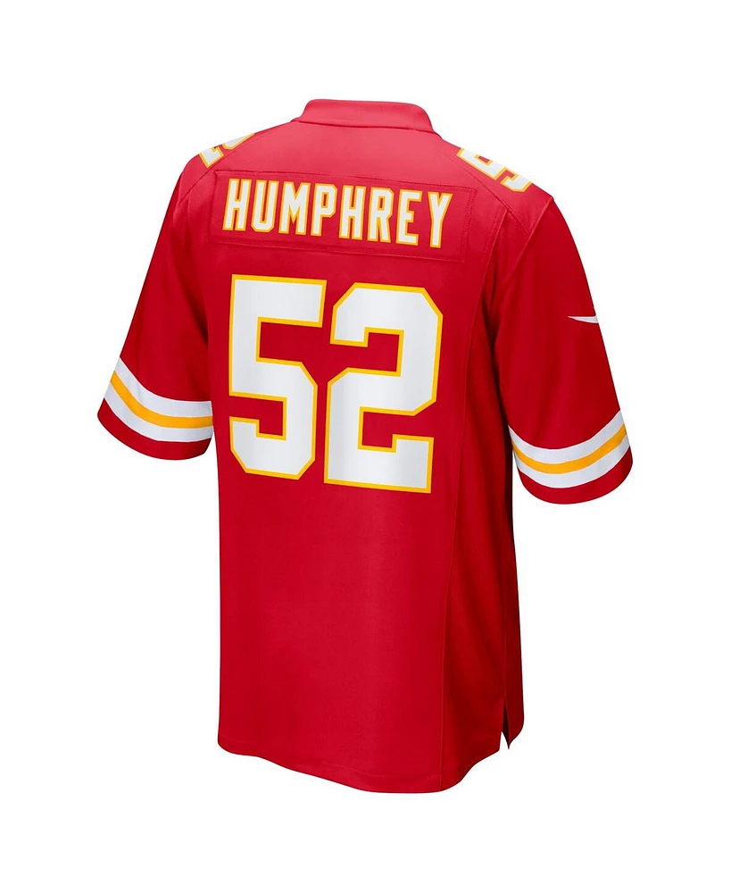 Nike Men's Creed Humphrey Red Kansas City Chiefs Super Bowl Lviii Game Jersey