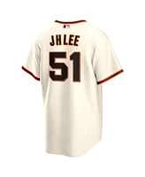 Nike Men's Jung Hoo Lee Cream San Francisco Giants Home Replica Player Jersey