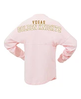 Fanatics Women's Pink Vegas Golden Knights Spirit Jersey Long Sleeve T-Shirt