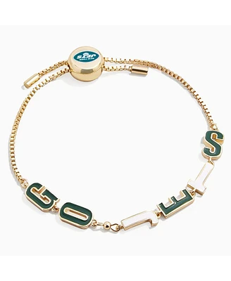 BaubleBar Women's New York Jets Slogan Pull-Tie Bracelet