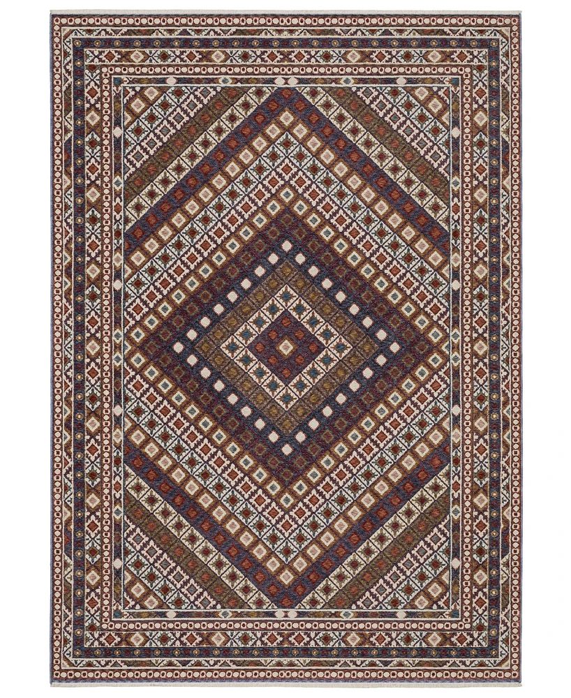 Oriental Weavers Hastings HA08B 3'10x5'5 Area Rug