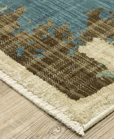 Oriental Weavers Reed RE11Q 2'3x7'6 Runner Area Rug