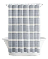 Martha Stewart Adrien Woven Stripe Shower Curtain, 72" x