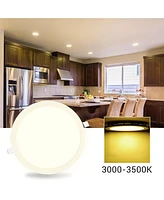 Yescom 9W Led Flush Mount Ceiling Light Round Flood Down Bright Light W/ Driver