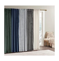 510 Design Colt Room Darkening Velvet Thermal Insulated Curtain Panel Pair