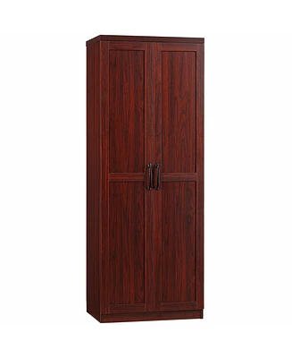Homcom 63" Kitchen Pantry, Storage Cabinet with 2 Doors, Adjustable Shelves