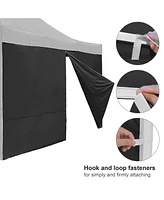 InstaHibit 1 Pack Side Wall for 10x15 Ft Ez Pop Up Canopy Tent UV50+ Zipper Lawn