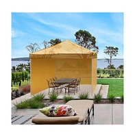 InstaHibit 1080D 120g Privacy Sidewall UV30+ Fits 10x10ft Canopy Gazebo 2 Pieces