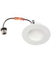 Tesler " White Retrofit 10W Led Dome Recessed Downlights -Pack