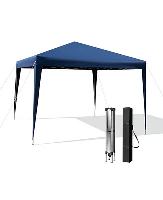 Slickblue 10 x Feet Outdoor Pop-up Patio Canopy for Beach and Camp