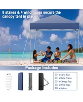 Slickblue 6.6 x Feet Outdoor Pop-up Canopy Tent with Upf 50+ Sun Protection