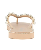 Juicy Couture Women's Sade 2 Embellished Flip Flop Sandals