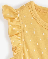 First Impressions Baby Girls Dot-Print Knit Dress, Created for Macy's