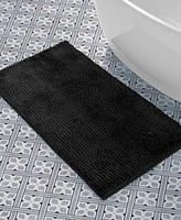 Laura Ashley Butter Chenille Bath Mat, 27" x 45"