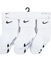 Nike Baby Boys or Girls Multi Logo Socks, Pack of 6