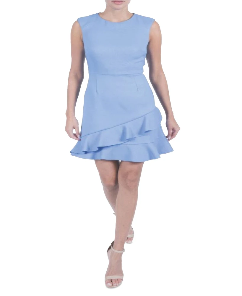 julia jordan Women's Ruffled Cocktail Dress