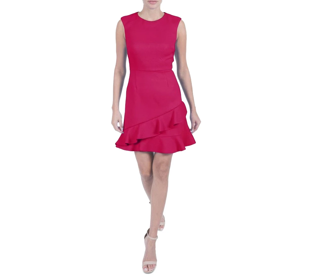julia jordan Women's Ruffled Cocktail Dress