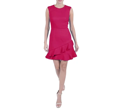 julia jordan Women's Ruffled Cocktail Dress