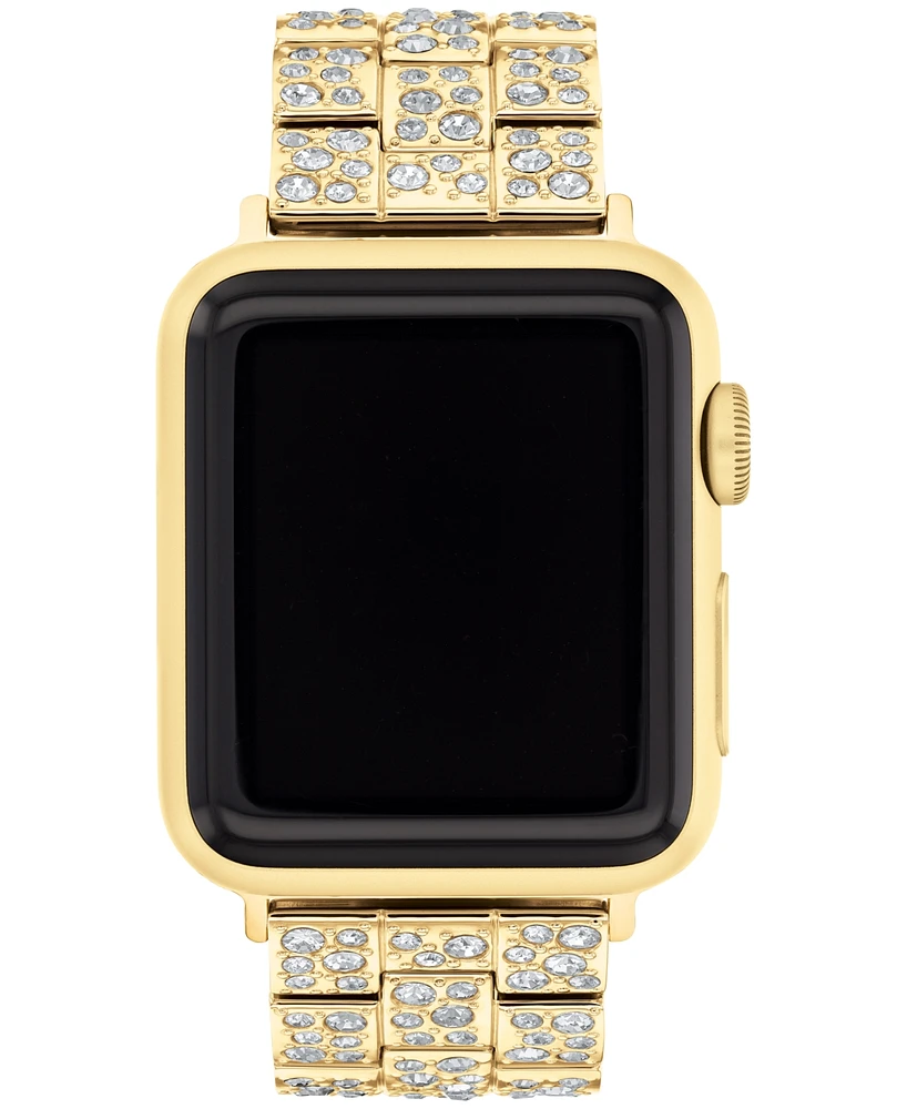 Coach Women's Gold Stainless Steel Bracelet for Apple Watch 38mm, 40mm, 41mm