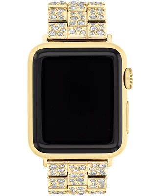 Coach Women's Gold Stainless Steel Bracelet for Apple Watch 38mm, 40mm, 41mm