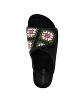 Muk Luks Women's Gigi Crochet Slide Sandal