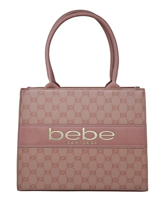 Bebe Serena Monogram Tote Bag