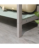 Weather-Resistant Potting Bench with Storage and Sink