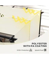Uv-Blocking Splashproof Pergola Canopy for 10'x11.8' Shelters