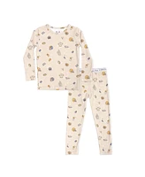 Bellabu Bear Kids Unisex Football Set of 2 Piece Pajamas