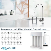 Aquasure Signature Elite 72,000 Grains Whole House Water Treatment System with Fine Mesh Resin & 75 Gpd Ro Filtration for 4-6 bathrooms (As-SE2000FM)