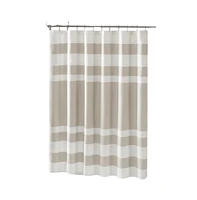 Home Outfitters Taupe Shower Curtain w/ 3M Treatment 54"W x 78"L, Shower Curtain for Bathrooms, Classic