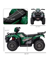 Streamdale Furniture Rugged 4-Wheeler with Twin Motors, Music, and Safety Features for Kids