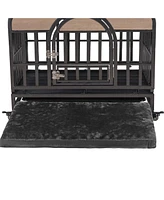 Streamdale Furniture Sturdy Pre-Assembled Dog Crate with Enhanced Safety and Comfort