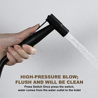 Handheld Bidet Sprayer For Toilet Matte