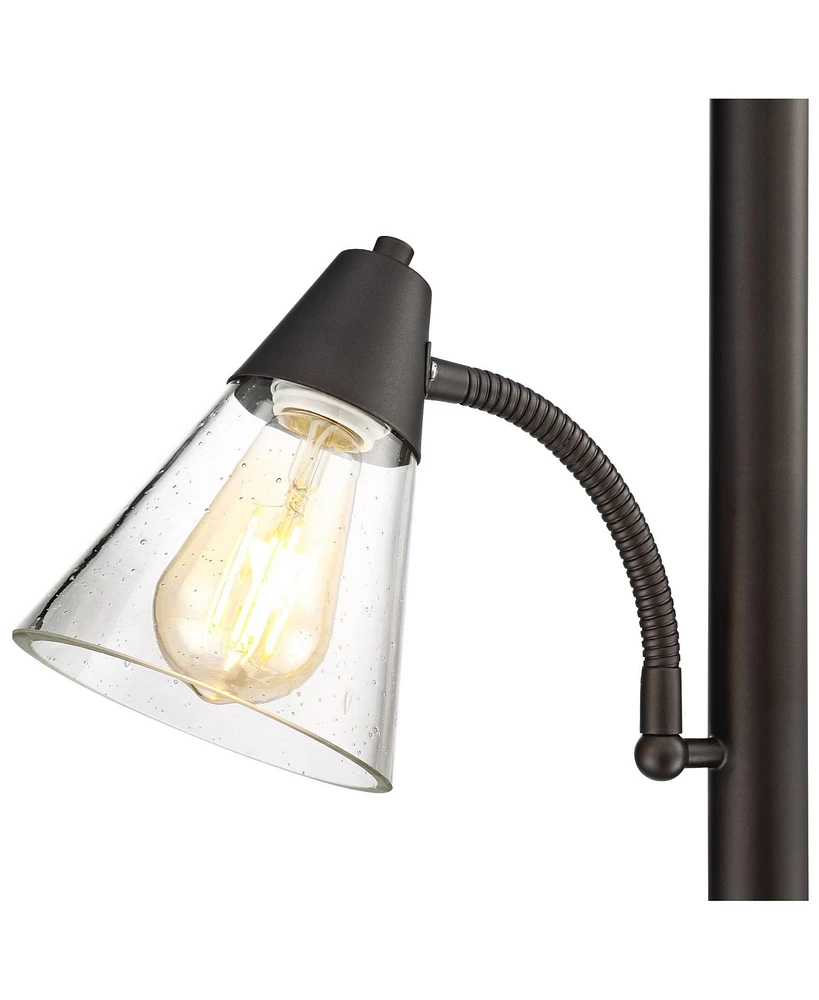 Franklin Iron Works Warwick Industrial Torchiere Tree Floor Lamp Led 3