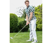 Bellemere Men's Checkered Tencel Polo Shirt